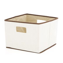 Online Designer Home/Small Office Brown Trimmed Storage Bin by Household Essentials