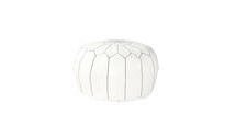 Online Designer Combined Living/Dining Moroccan Leather Pouf