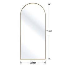 Online Designer Bedroom Dronfield Metal Arch Mirror