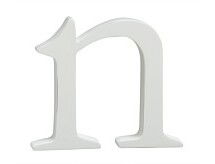 Online Designer Living Room Lowercase Letter, N
