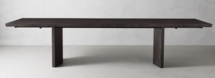 Online Designer Combined Living/Dining Knife Edge Ebony Extendable Dining Table