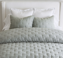Online Designer Bedroom Belgian Flax Linen Tufted Quilt