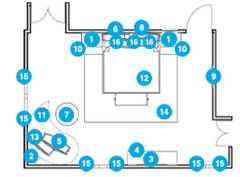 Online Designer Bedroom Floorplan
