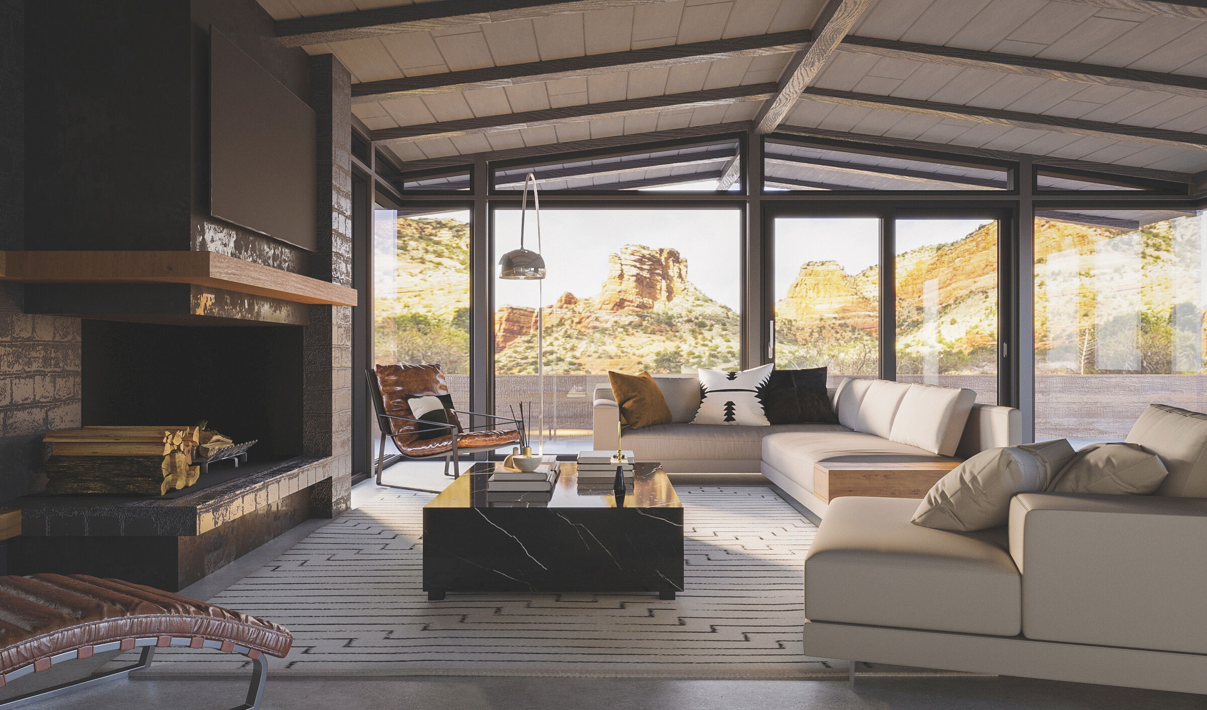 Industrial Mid Century Modern Dining Room Design