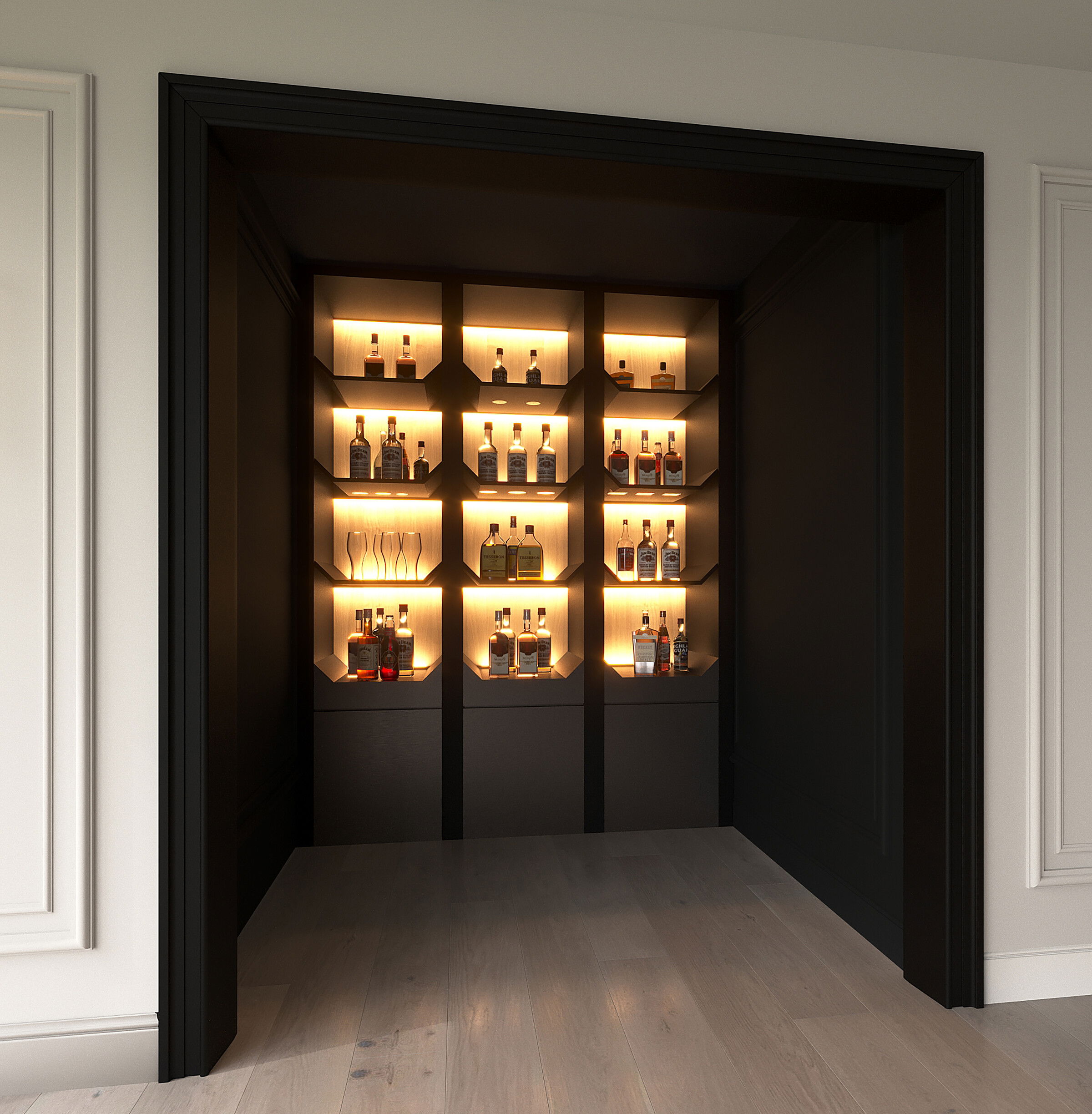 Online Designer Combined Living/Dining 3D Model 5