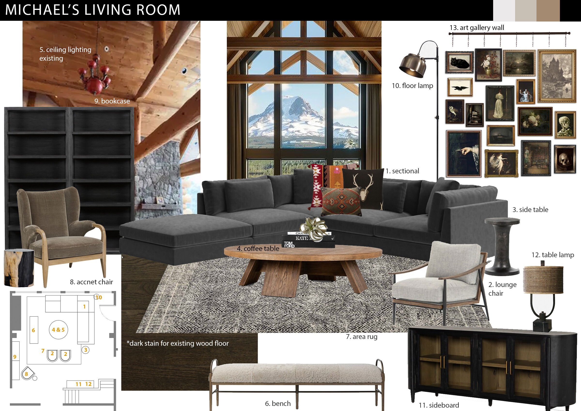 Vintage & Rustic House Renovation  Jessica S. Moodboard 2 thumb