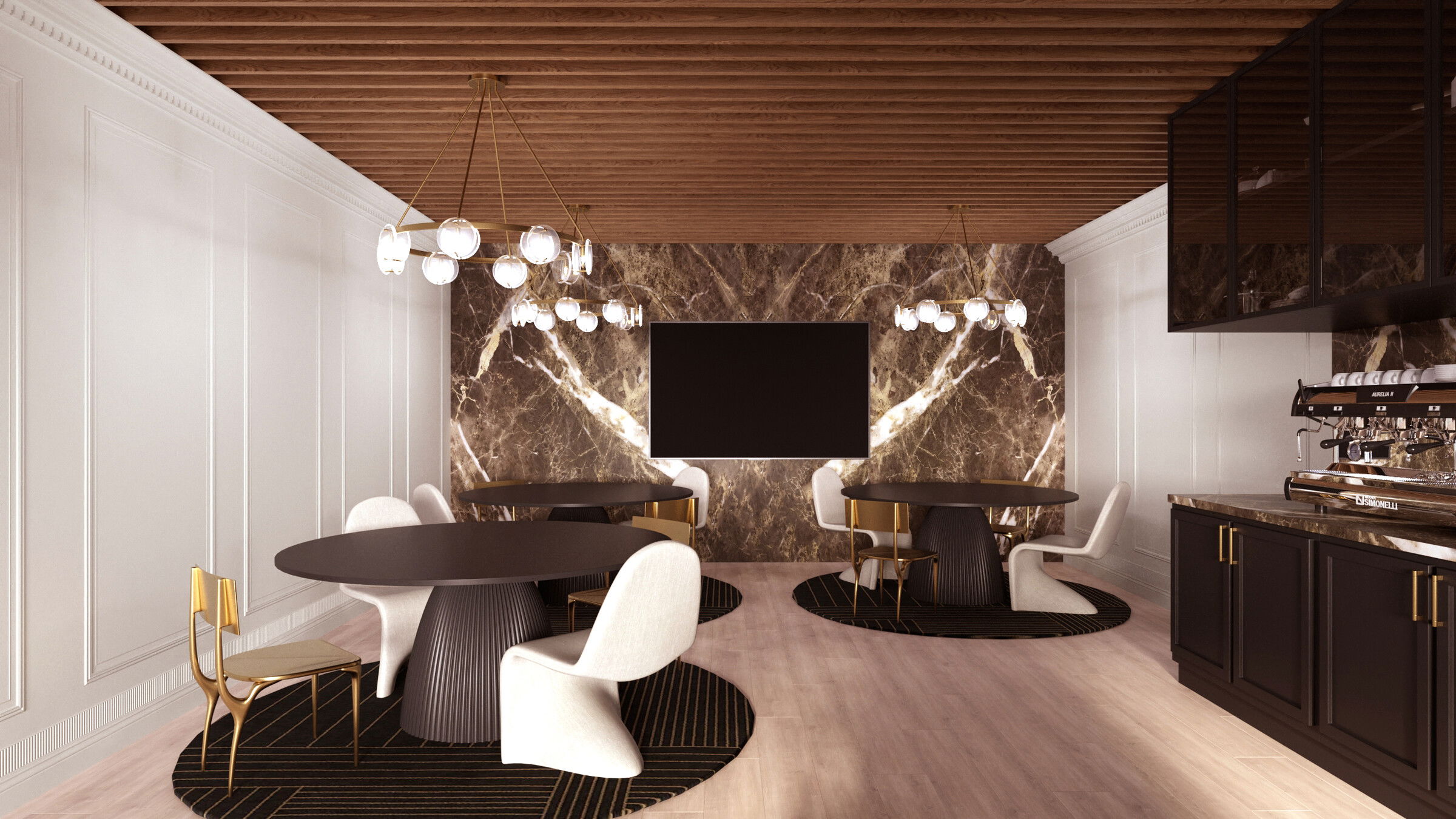 Elegant Sophisticated Software Company Renovation Rendering thumb