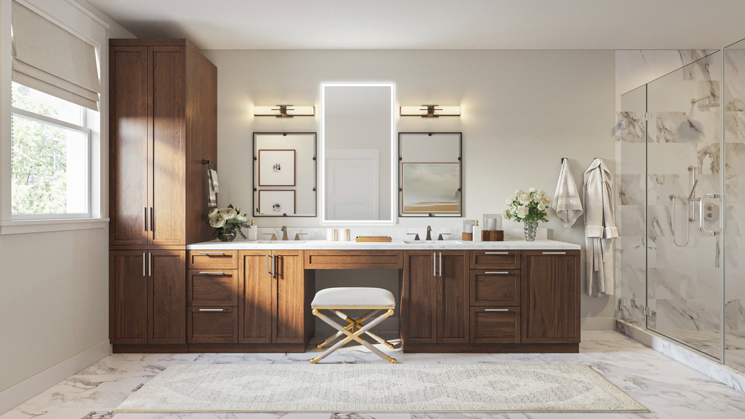 Transformación de Casa Campo Moderna Renderizado miniatura