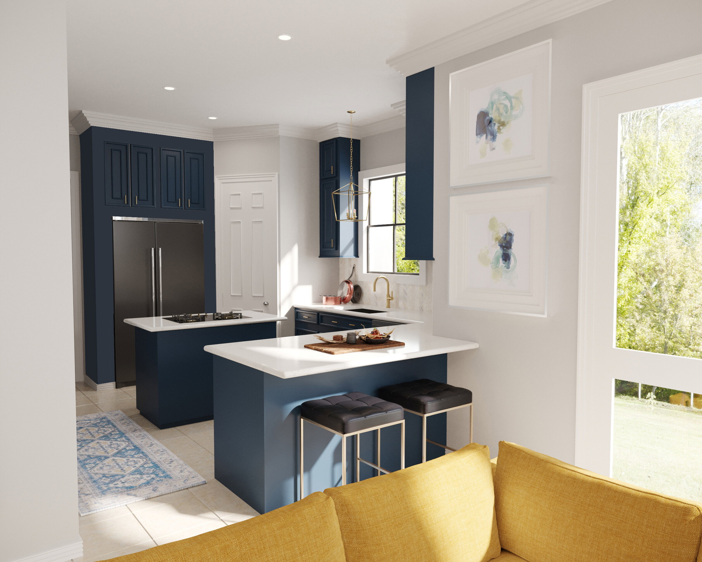 Diseño Ecléctico de Hogar con Comedor Formal - Miniatura