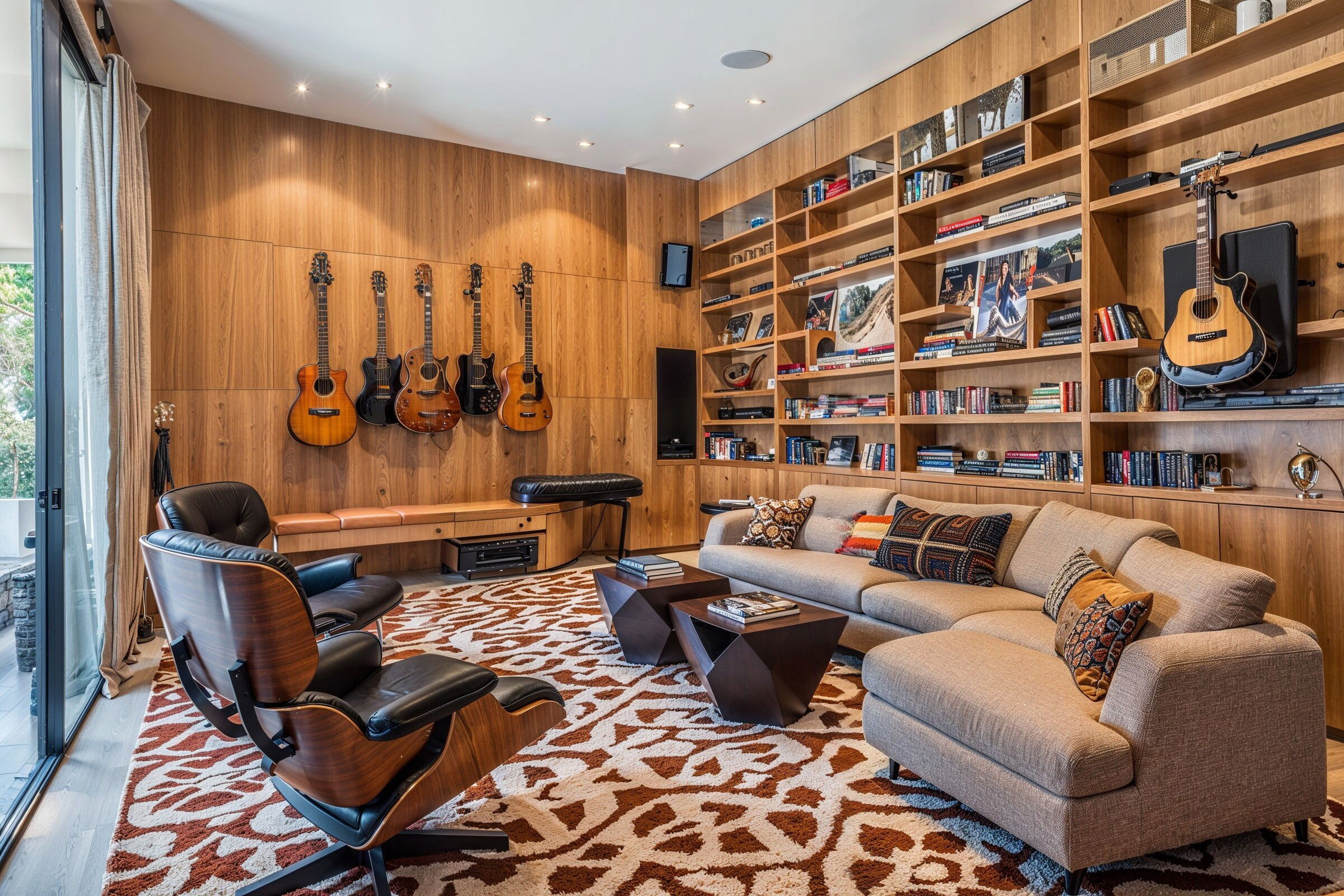 Diseño de sala de música contemporánea