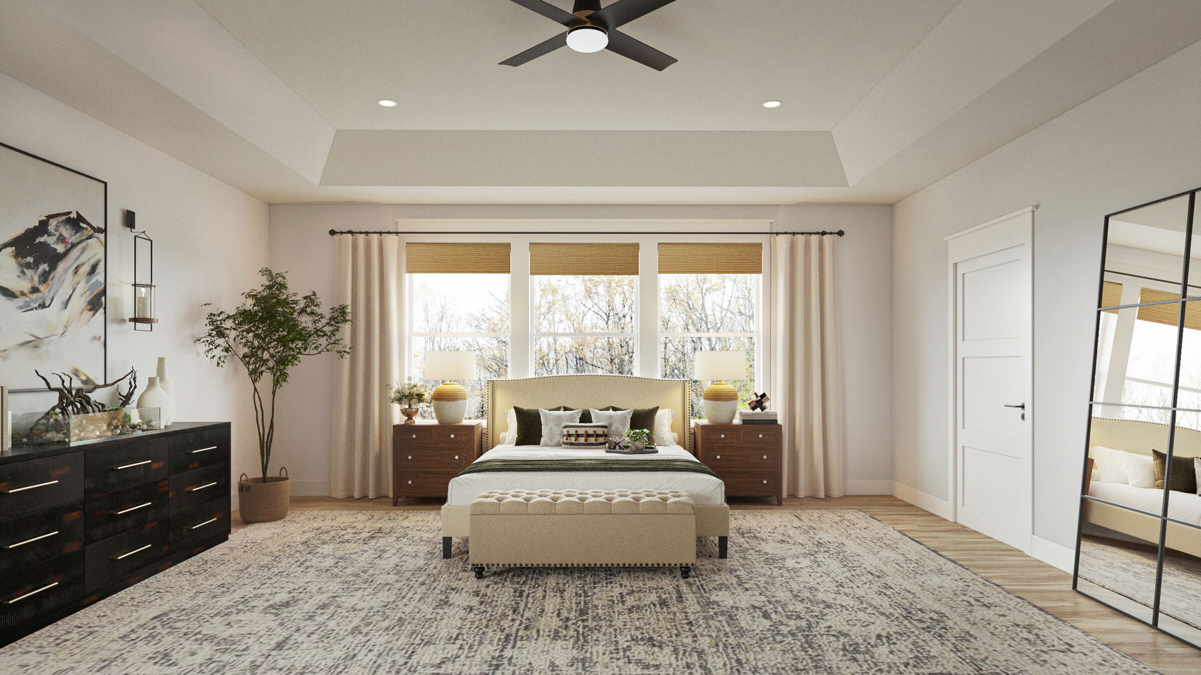 Modern Farmhouse Home Transformation Rendering thumb