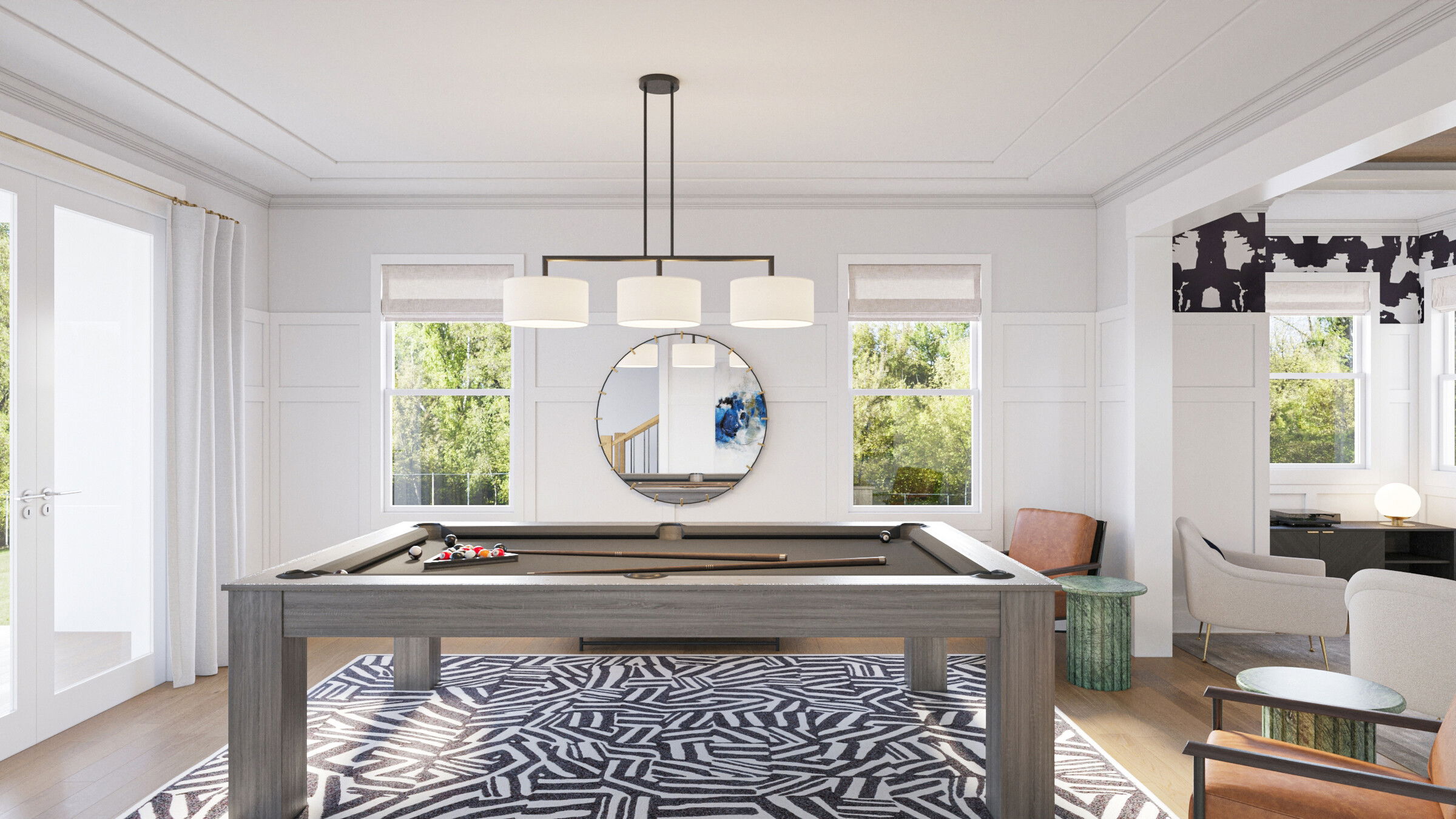 Sleek Modern Abode Transformation Rendering thumb