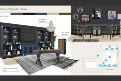 Combined Living/Dining Designer Mood Board