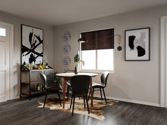 Artsy & Masculine Rustic Living/Dining Combo Rendering thumb