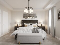 Calm Transitional Bedroom & Dining Room Project Rendering thumb