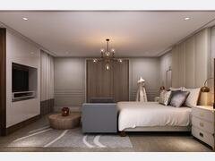 Glamorous Bedroom Suite Interior Design Rendering thumb