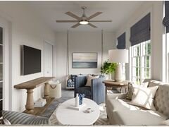 Light & Airy Coastal Home Interior Design Rendering thumb