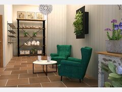 Beautiful flower shop transformation Rendering thumb