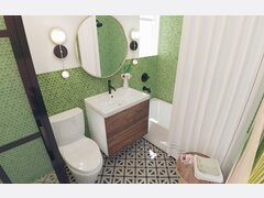 Pop of Color for the Bedroom, Bathroom, and Dining Rendering thumb