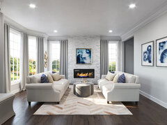 Contemporary Home Interior Rendering thumb