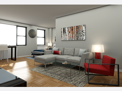 Stylish living room Rendering thumb