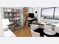 Chic Contemporary Apartment  Rendering thumb