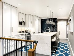 Bright and Modern Kitchen  Rendering thumb