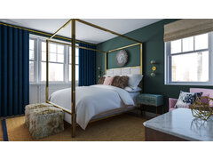 Femenine glamour bedroom Rendering thumb