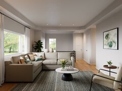 Clean & Fresh Modern Home Interior Design Rendering thumb