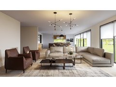 Neutral Contemporary Home Interior Design Moodboard thumb