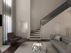 Elegant Modern Living Room Transformation  Rendering thumb