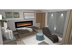 Basement Transformation into Relaxing Home Spa Rendering thumb