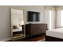 过渡居室呈现拇指