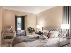 Transitional Style Guest Bedoom Rendering thumb