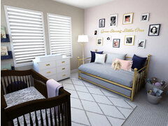 Girl Nursery Room Rendering thumb