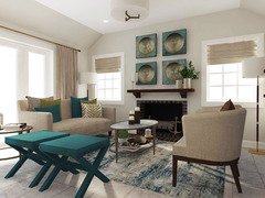 Transitional Style Home Ideas Rendering thumb