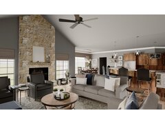 室内设计乡村Moodboard拇指回家的想法