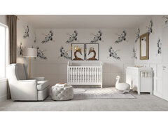 Neutral and Calming Nursery Design Rendering thumb