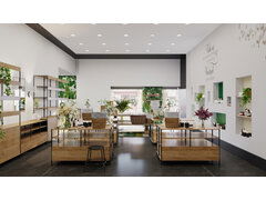 Natural Eclectic Cosmetic Store Interior Rendering thumb