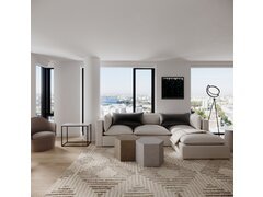 Sleek & Neutral Modern Apartment Design Rendering thumb