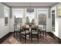 Cozy Traditional Living & Dining Rendering thumb