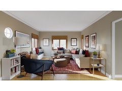 Mid Century Interior Design Living Room Moodboard thumb