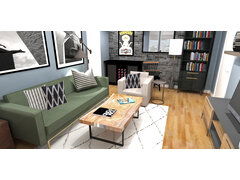 现代的单身汉垫呈现拇指