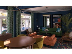 本世纪中叶现代生活餐厅设计呈现的拇指