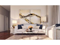 Sleek & Warm Apartment Rendering thumb