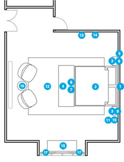 Online Designer Bedroom Floorplan