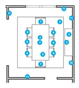 Online Designer Dining Room Floorplan