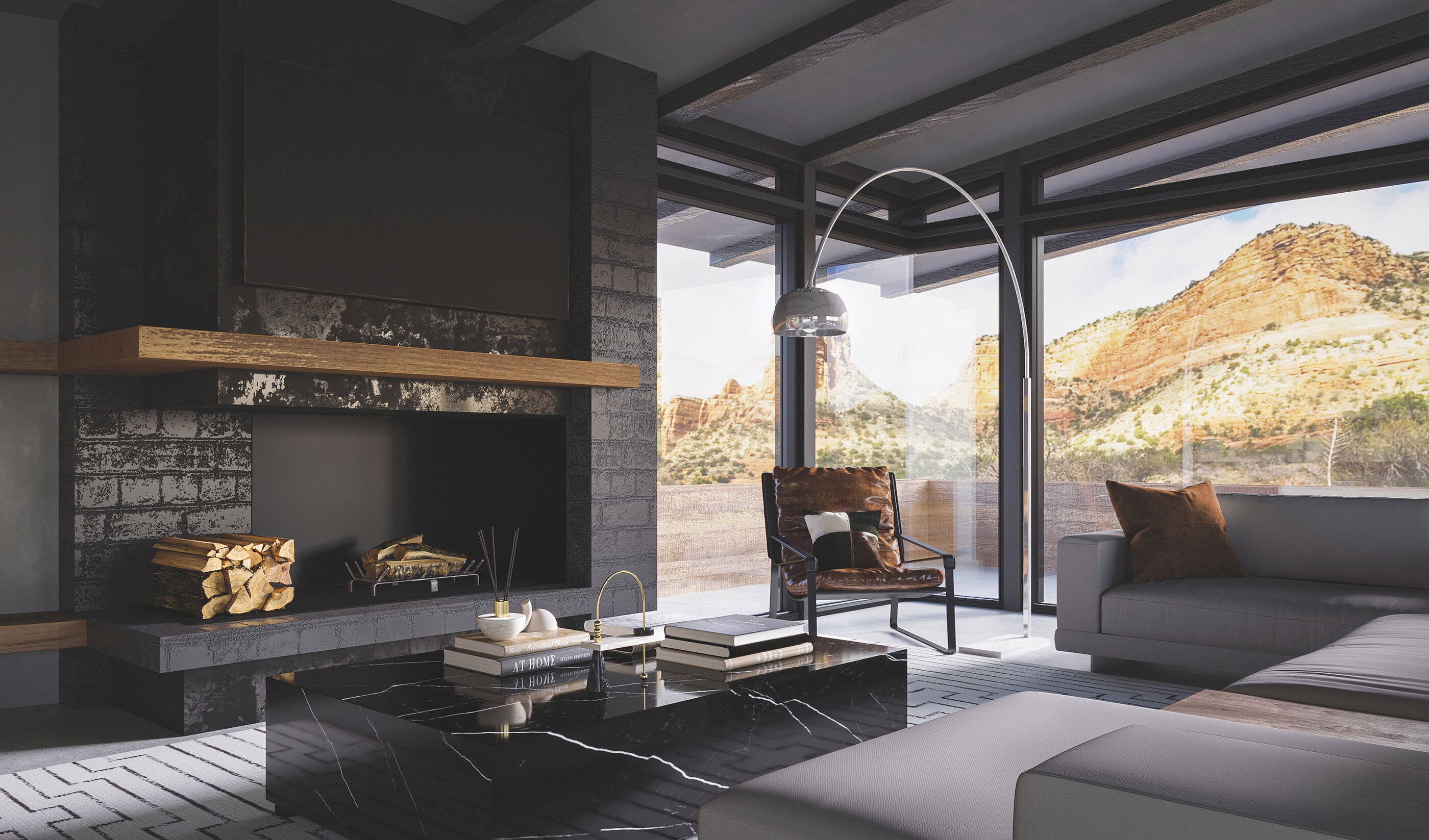 Industrial Mid Century Modern Dining Room Design