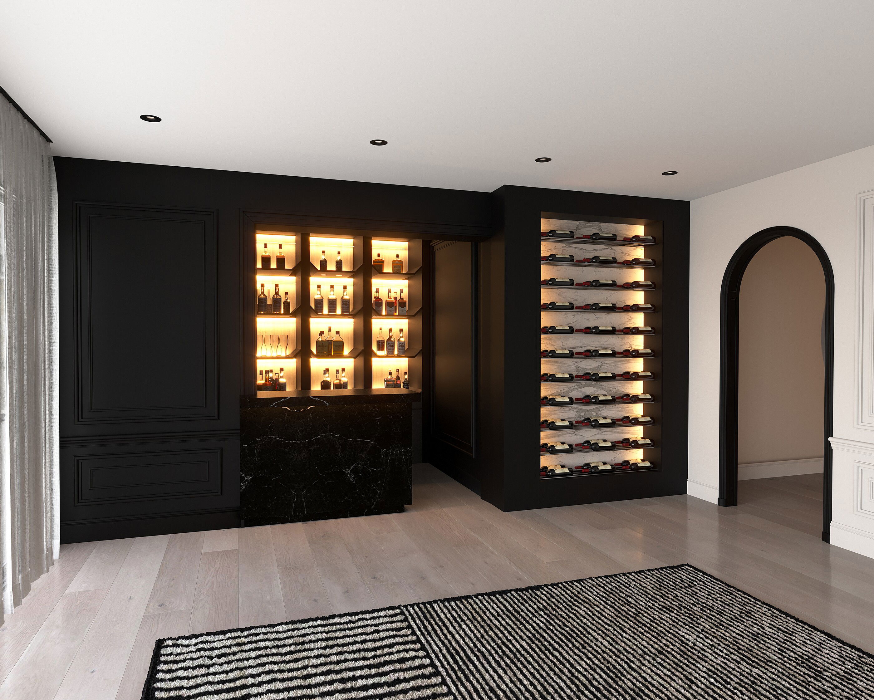 Online Designer Combined Living/Dining 3D Model 7
