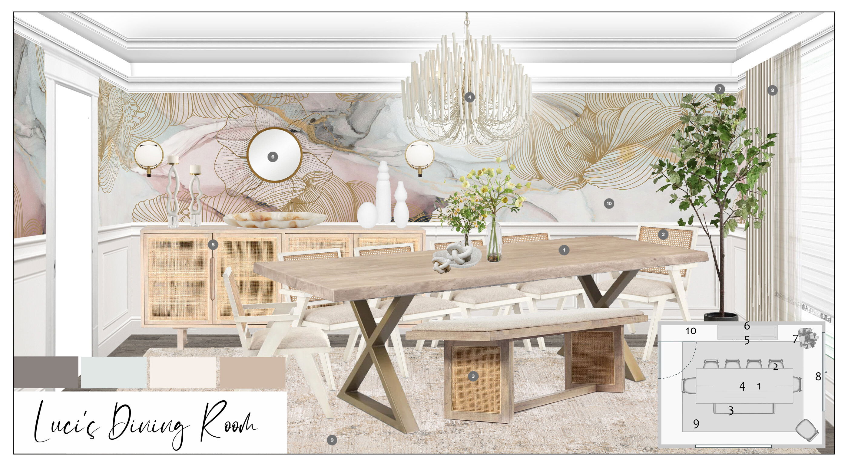 Online Designer Dining Room Interior Design Ideas